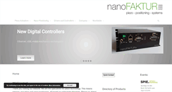 Desktop Screenshot of nanofaktur.com